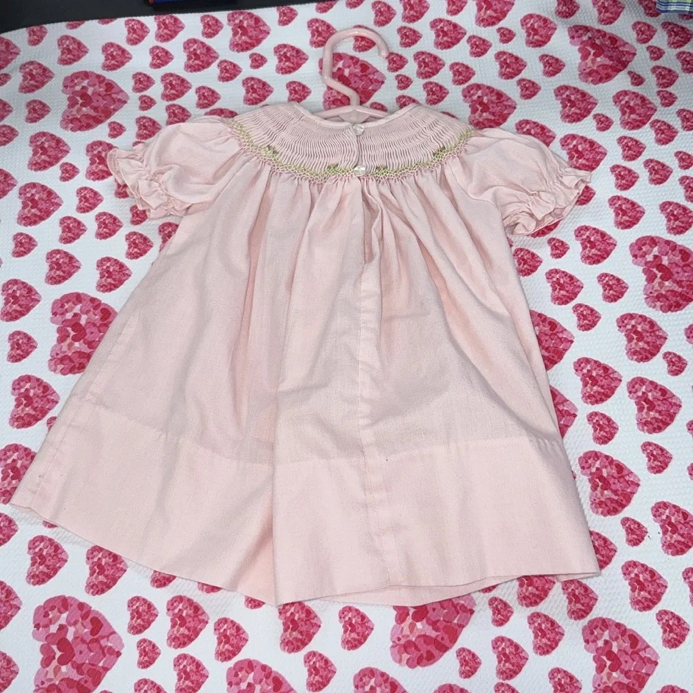 Baby girl smocked dress - Picture 4 of 4